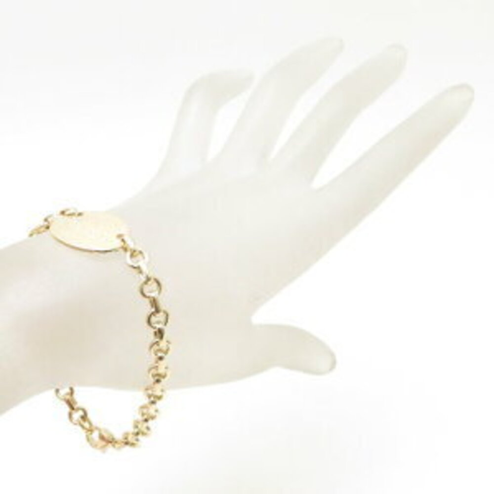 Tiffany Return to Tiffany Oval Bracelet Yellow Gold